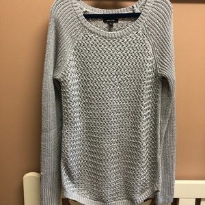 NWOT Apr9 grey/silver sweater